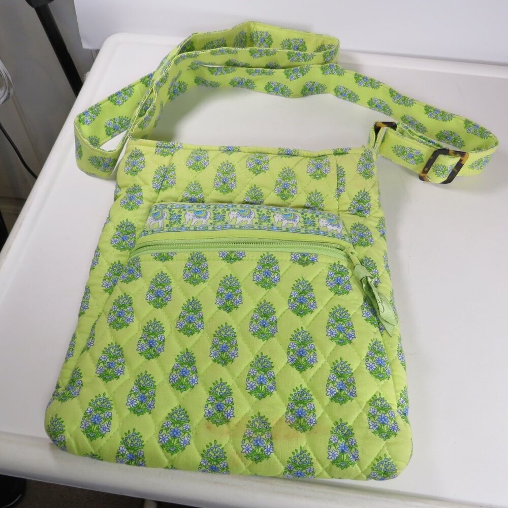 Vera Bradley Hipster Crossbody in the retired "Citrus Elephant" pattern